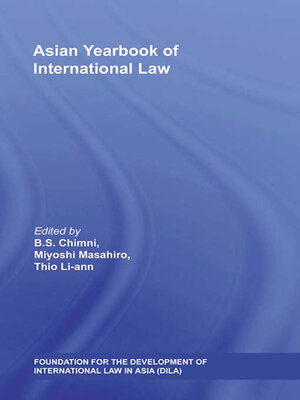 cover image of Asian Yearbook of International Law